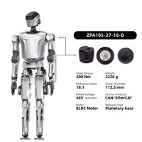Moteur Servo DC pour Actionneur Rotatif Robotique 50 tr/min, Couple Élevé pour Exosquelette de Robot Humanoïde (Taille et Épaule), Personnalisation OEM |   ZBDynamiX