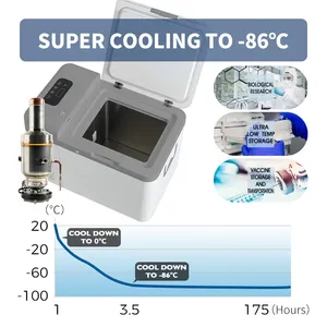 Мини-переносная медицинская морозильная камера 25L 110V -86C Ult для хранения вакцин