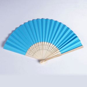 Abanicos de Mano Portátiles de Bambú para Invitados de Boda, Diseño de Arte Folclórico Tallado y Pintado, Recuerdo para Fiesta de Navidad - Product Image 6