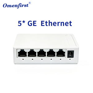 Switch Ethernet Gigabit de 5 Puertos, Carcasa de Plástico, Mini Hub de Escritorio, DC 5V, Compatible con Personalización OEM para Pequeñas Empresas - Product Image 1