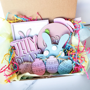 ชุดถาดรองหกชั้นสำหรับตกแต่งถาดอีสเตอร์ป้ายกรอบ3D กระต่ายไข่ขนาดเล็กถาดฉัตรของตกแต่ง - Product Image 6