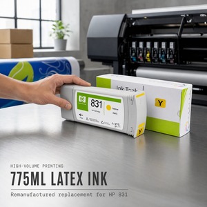 Cartucho de tinta remanufacturado OCB para HP 831 con chip y tinta de látex reciclada para HP Latex 310 330 360 - Product Image 2