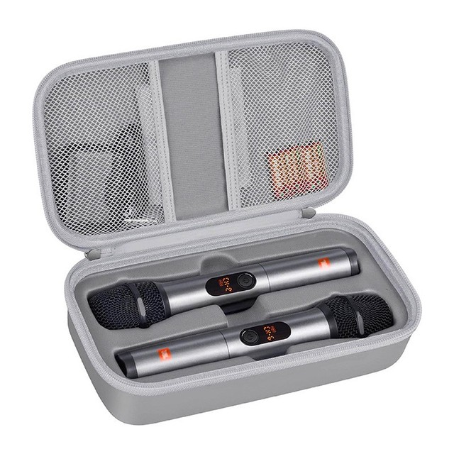 2026 Custom logo Waterproof Shockproof EVA Hard Shell Microphone Storage Case - , Durable, Portable for Outdoor Travel