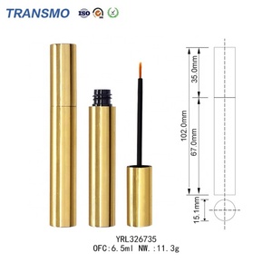 Aluminum Liquid Eyeliner Bottle 6.5ml Empty Eyelash <b>Glue</b> Packaging Customized Liquid Eyelash Serum Bottle - Product Image 2
