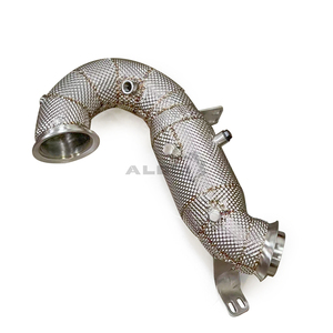 Système d'échappement SS304 pour Mercedes-Benz E450 E450L 4MATIC EQ Boost M256 W213 <span class=keywords><strong>2021</strong></span>+ 1,5 mm Acier inoxydable SUS304 - Product Image 2