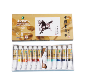Marie's 12 24 Couleurs Peinture Chinoise Pigments Set Débutant Aquarelle <span class=keywords><strong>Encre</strong></span> Pour Pivoine <span class=keywords><strong>Paysage</strong></span> Dye - Product Image 4