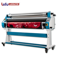 Laminateur pneumatique automatique LeFu LF1700-D5 pour vinyle, laminage à chaud/froid, largeur maximale 1630 mm, vitesse 8 m/min, emballage en caisse en bois