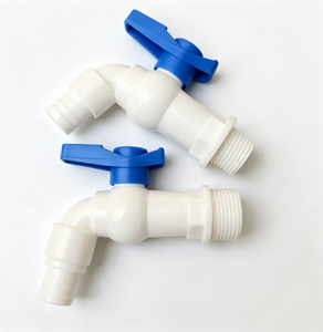 Robinet d'eau en plastique 1/2 pouce 3/4 pouce, robinet d'eau en plastique à grand débit pour réservoir d'eau, seau, sortie d'eau de jardin - Product Image 1