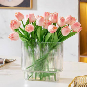 Vente <span class=keywords><strong>en</strong></span> gros à chaud, <span class=keywords><strong>grand</strong></span> <span class=keywords><strong>vase</strong></span> <span class=keywords><strong>cylindrique</strong></span> <span class=keywords><strong>transparent</strong></span> <span class=keywords><strong>en</strong></span> <span class=keywords><strong>verre</strong></span> nervuré pour la décoration intérieure - Product Image 5