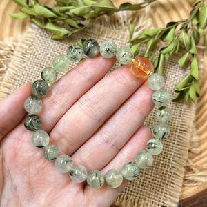 Pulsera de Piedra Natural con Cuentas de Vidrio Coloridas, Paz Interior, Alta Calidad, Pedido Mínimo Bajo, Fabricación Personalizada - Product Image 4