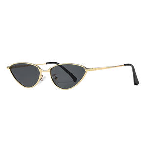 Nouvelles lunettes de soleil œil de chat pour femmes, monture en métal, protection UV400, type 3, style tendance, numéro de pièce 9630 - Product Image 4