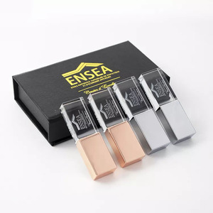 Custom 2.0 3.0 Usb Memory Stick Glass 2Gb 4Gb 8Gb 16Gb 32Gb 64Gb 128Gb 256G Pendrives ไดรฟ์ปากกาคริสตัล Memorias Usb Flash Drive - Product Image 1