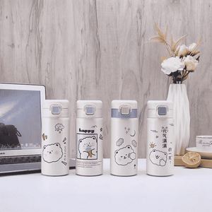 Cartoon Stainless Steel Vacuum Tumbler With Lid Thermal Insulation For Travel Round Shape All Ages - Product Image 3