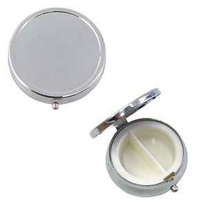 MM-MPB001 Promotional Small Carry-able Decorative Metal Gift Medicine Oval Pill Drug Packing Tin Box Mini Tin Can