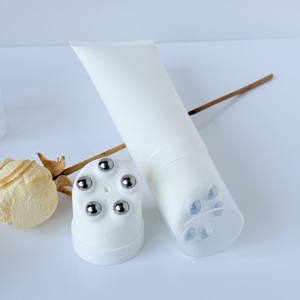 Aplicador de Masaje con Bola Rodante OEM Directo de Fábrica, Tubo Cosmético de Plástico Personalizado de 100 ml y 150 ml con Logotipo Serigrafiado - Product Image 2