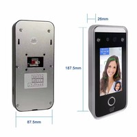 Line Telegram Viber App SMS notificación Reconocimiento facial Detección Cámara Control DE ACCESO biométrico con tarjeta de lector de código QR