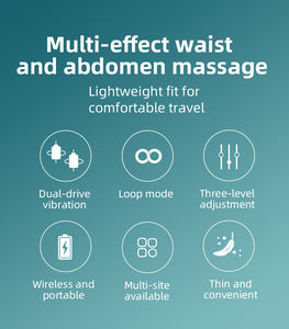 Machine de perte de poids par vibration électrique pour un rangement facile, ceinture amincissante pour brûler les graisses du ventre, masseur abdominal - Product Image 2