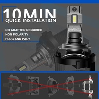 Precio de fábrica Nuevo proyector de lente LED Alta calidad H4 Bi LED Faro H7 LED Faro H8 Lámpara de cabeza para automóviles