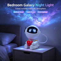 Projecteur d'étoiles Lampe Cœur Rouge RGB Nébuleuse Galaxie Lumière de Projection USB Télécommande Écologique Intensité Réglable Chambre à Coucher