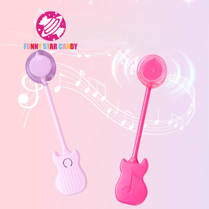 कस्टम संगीत लॉलीपॉप खिलौना कैंडी फल स्वाद हार्ड लॉलीपॉप हड्डी चालन संगीत समारोह बच्चों कैंडी खिलौने - Product Image 3
