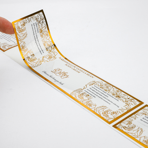 Etiquetas Personalizadas para Frascos <span class=keywords><strong>de</strong></span> Crema Corporal, Impresión en Rollo, Resistentes al <span class=keywords><strong>Agua</strong></span>, con Lámina Dorada Bopp, para Empaquetado <span class=keywords><strong>de</strong></span> Marcas <span class=keywords><strong>de</strong></span> Cosméticos y Cuidado <span class=keywords><strong>de</strong></span> la Piel - Product Image 4