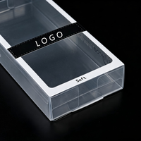 Boîte d'emballage en plastique PVC/PET transparente écologique personnalisée avec gaufrage et logo imprimé pour biberons