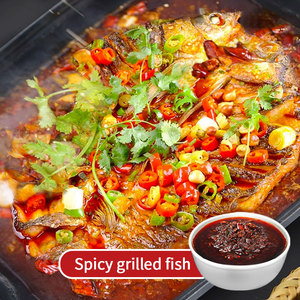 Fabrik-Aluminiumlegierung-Grillplatte für Fisch, Holzkohlegrills, Doppelgeschmack-Fisch-BBQ-Grillofen für Restaurants - Product Image 6