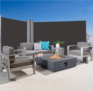 Parabrisas plegable retráctil personalizado <span class=keywords><strong>para</strong></span> exteriores, balcón, terraza, jardín, doble capa - Product Image 2