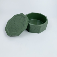 Fournisseur d'usine de contenants pour bougies aromatiques en ciment, brûleur d'encens, porte-bougie en béton