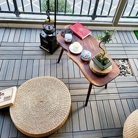 Dalles de terrasse, planches de terrasse, revêtement de sol en composite WPC pour extérieur