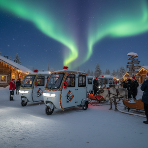 HLD Closed 800W 60v Outdoor Electric <strong>Tricycle</strong> with Roof and Door 3 Seats Closed-type Electric <strong>Tricycle</strong> for <strong>Adult</strong> - Product Image 3