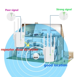 U10 1200Mbps double bande 5G répéteur <span class=keywords><strong>de</strong></span> Signal sans fil routeur <span class=keywords><strong>WiFi</strong></span> Extender antenne Booster avec amplificateurs à large bande - Product Image 5