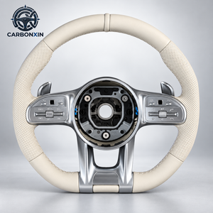 Volante de Cuero Cosido a Mano Personalizado para Mercedes Benz Clase CLS W218 W219 550 500 S W116 W126 W140 W220 W221 W222 W223 - Product Image 3