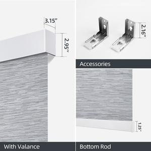 Zstarr kích thước tùy chỉnh OEM ODM cửa sổ bìa trang trí nội thất văn phòng khách sạn mất điện thông minh Điện cơ giới con lăn Rèm <span class=keywords><strong>Shades</strong></span> - Product Image 3