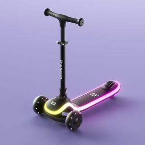 สกู๊ตเตอร์เด็กหุ่นยนต์ขนาดเล็ก พับได้ มีไฟ ปรับความสูงได้ สำหรับเด็กอายุ 2-8 ปี - Product Image 1