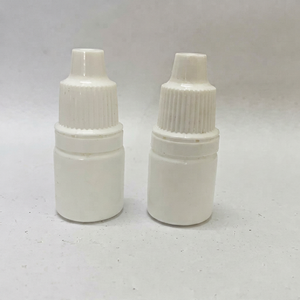 Cosmetic Grade PP Cylinder <b>Dropper</b> <b>Bottle</b> Set White Screw Cap Eye Drop Container Heat Transfer Printed Printable Content Durable - Product Image 1