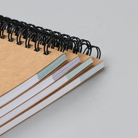 Impression personnalisée A5 planificateur quotidien objectifs épais non datés étudiant école bureau cahier Simple Journal tracker bloc-notes en spirale