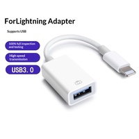 Câble adaptateur OTG USB 3.0 pour téléphone portable - Convertisseur de clé USB avec lecteur de carte, charge et transfert de données