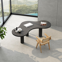 Meuble de table simple nordique, design de bureau moderne, bureau d'ordinateur de bureau à domicile en MDF