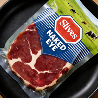 Sac d'emballage sous vide en plastique transparent de qualité alimentaire pour steak congelé, scellable à la chaleur, vente en gros