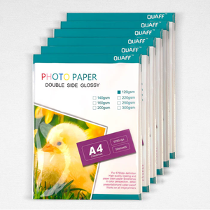 กระดาษภาพถ่าย A4สองด้านคุณภาพสูงจากโรงงาน <span class=keywords><strong>quaff</strong></span> 120gsm 140gsm 160gsm 200gsm 220gsm 250gsm 300gsm สำหรับเครื่องพิมพ์อิงค์เจ็ท - Product Image 1