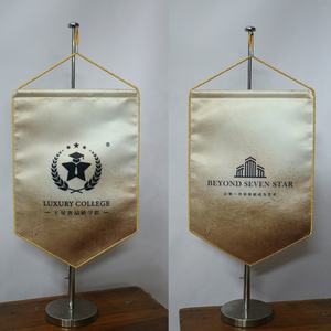 Подарочный флаг с цифровой печатью, водонепроницаемые настольные флаги, подставки, миниатюрные настольные флаги, парча, флагшток из нержавеющей стали - Product Image 4