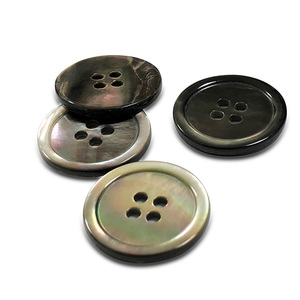 Customized 4 Hole Grey White Pearl <strong>Button</strong> Mop Shell <strong>Buttons</strong> for Shirt - Product Image 6