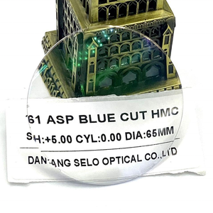 Lentes Ópticas de Resina SELO de Alta Calidad, Visión Única, con Filtro de Luz Azul, 1.61 SV ASP UV420 HMC - Product Image 3