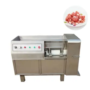 Electric Industrial Meat Dicer / Diced Frozen Meat Cutting Machine
