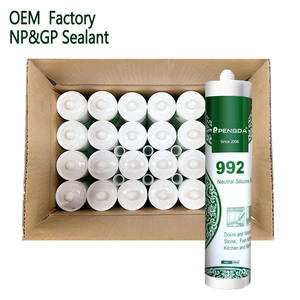 عينة مجانية لاصقة مقاومة للحرارة العالية مقاومة للماء ، مانعة لتسرب السد ، سيلانت سيليكون حمض شفاف - Product Image 1