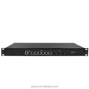 Caixa de rack para aparelho de rede Piesia 1U 2U, chassi de montagem em rack para servidor H110 H610, 7a, 12a e 13a geração, 6LAN, industrial, firewall, mini PC