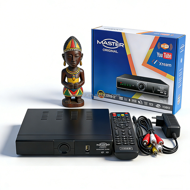 Master S1000 HD Satellite Receiver FTA DVB-S2 Free Channels Digital Support Cccam TV Satellite Receiver Decoder