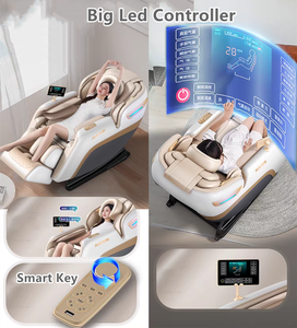 La mejor silla de masaje de lujo para SPA, eléctrica de gravedad cero con amasado Shiatsu de cuerpo completo, masajeador de pies trasero a precio barato - Product Image 4