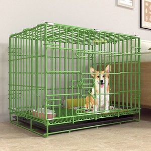 Gabbia Pieghevole di Lusso per Cani in Ferro, Traspirante, per Uso Esterno, Trasportino e Cuccia per Animali di Tutte le Taglie, per Tutte le Stagioni - Product Image 1